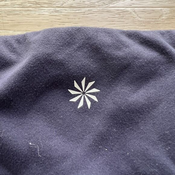 Athleta Cropped Leggings Blue-Size S - Picture 3 of 5